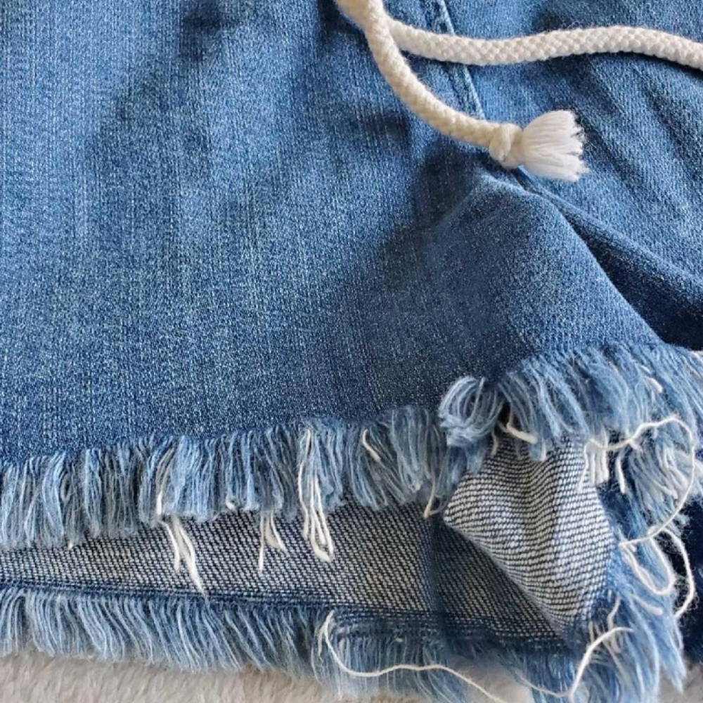 Aerie Denim Drawstring Shorts - Picture 4 of 5